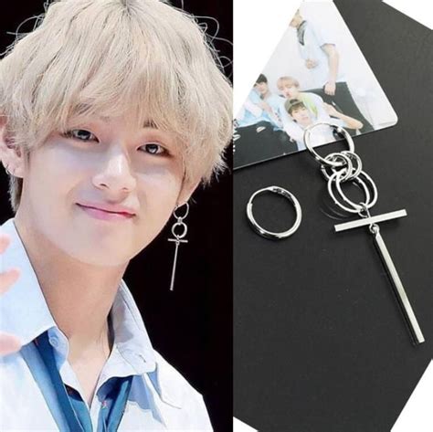 kpop bts earrings.